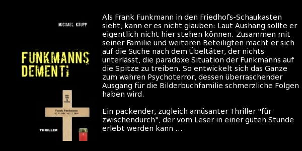 Buch: Funkmanns Dementi